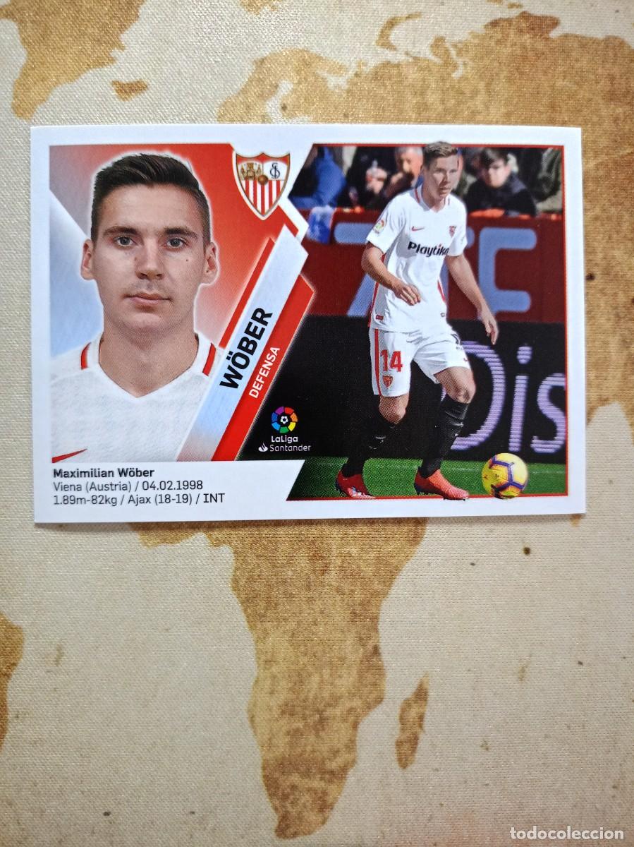 Cromos de f&uacute;tbol: Sevilla 5 A WOBER Liga Este 2019-20