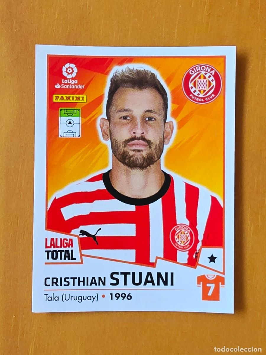 Cromos de f&uacute;tbol: 242 Cristhian Stuani, Girona FC, Panini LaLiga Total 2022 2023 22 23, la liga