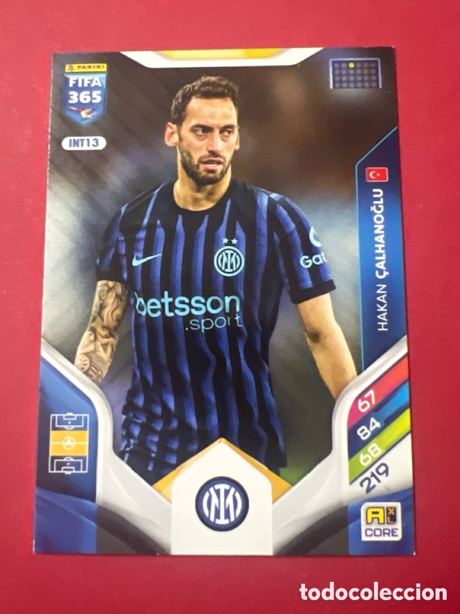 Cromos de f&uacute;tbol: C496. INT13 HAKAN CALHANOGLU (INTER MILAN) PANINI ADRENALYN XL FIFA 365 2026 26