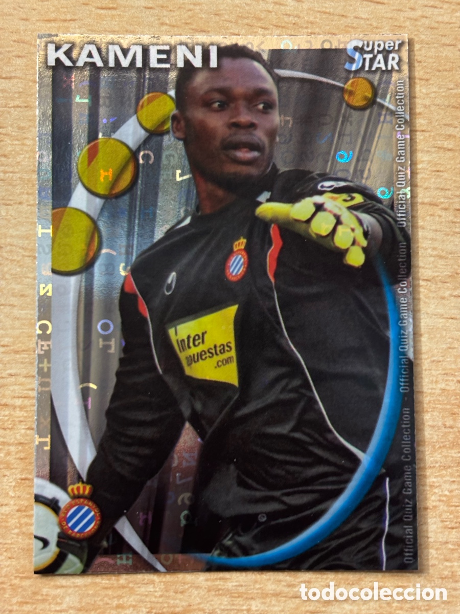 Figurine di Calcio: # 293 Kameni RCD Espa&ntilde;ol Superstar Mundicromo 2011 fondo letras