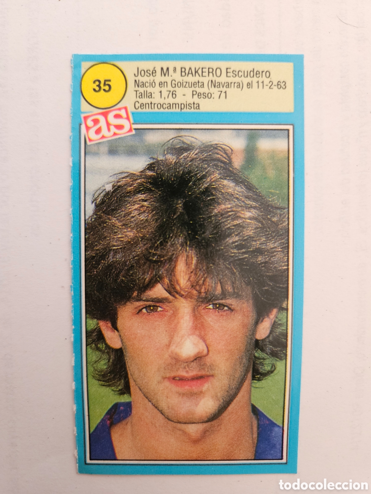 Figurine di Calcio: 35 BAKERO...FC BARCELONA ASES DE LA LIGA 90/91
