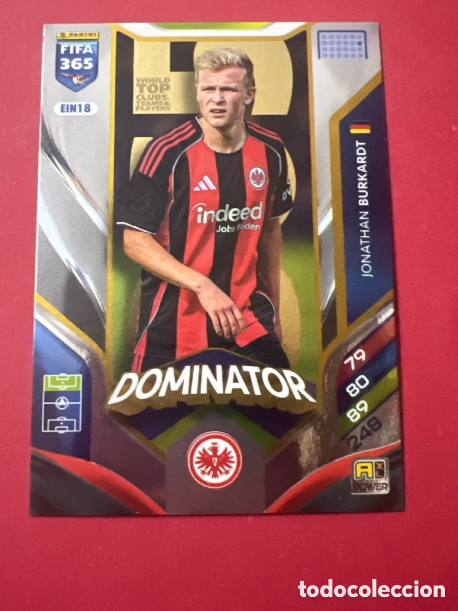 Fu&szlig;ball-Sticker: C500C. EIN18 Jonathan Burkardt Dominator | Eintrach Frankfurt | 2025 2026 Panini FIFA 365 25 26