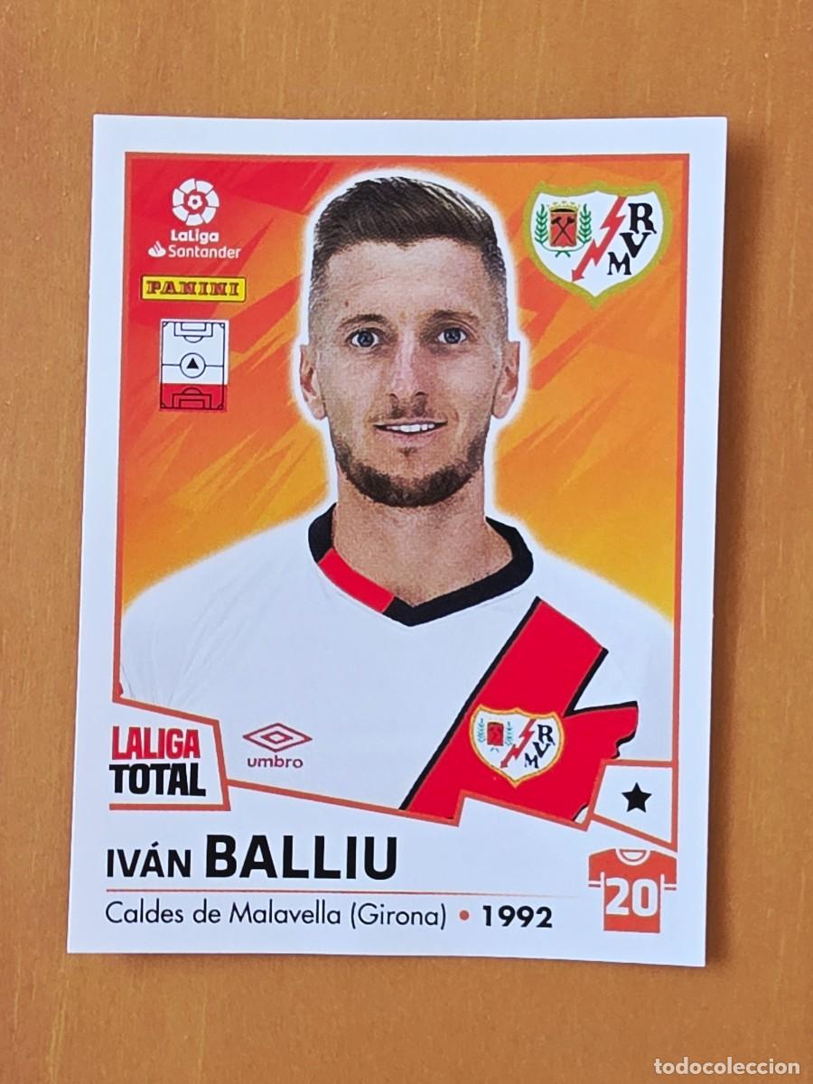Cromos de F&uacute;tbol: 313 Iv&aacute;n Balliu, Rayo Vallecano, Panini LaLiga Total 2022 2023 22 23, la liga
