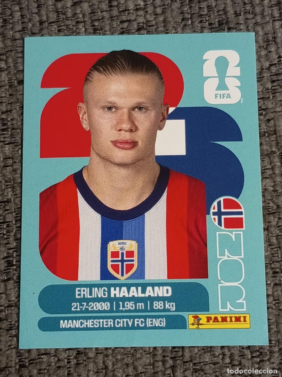 Cromos de F&uacute;tbol: HAALAND NOR 15 STICKER MUNDIAL 2026 PANINI FIFA WORLD CUP NUEVO