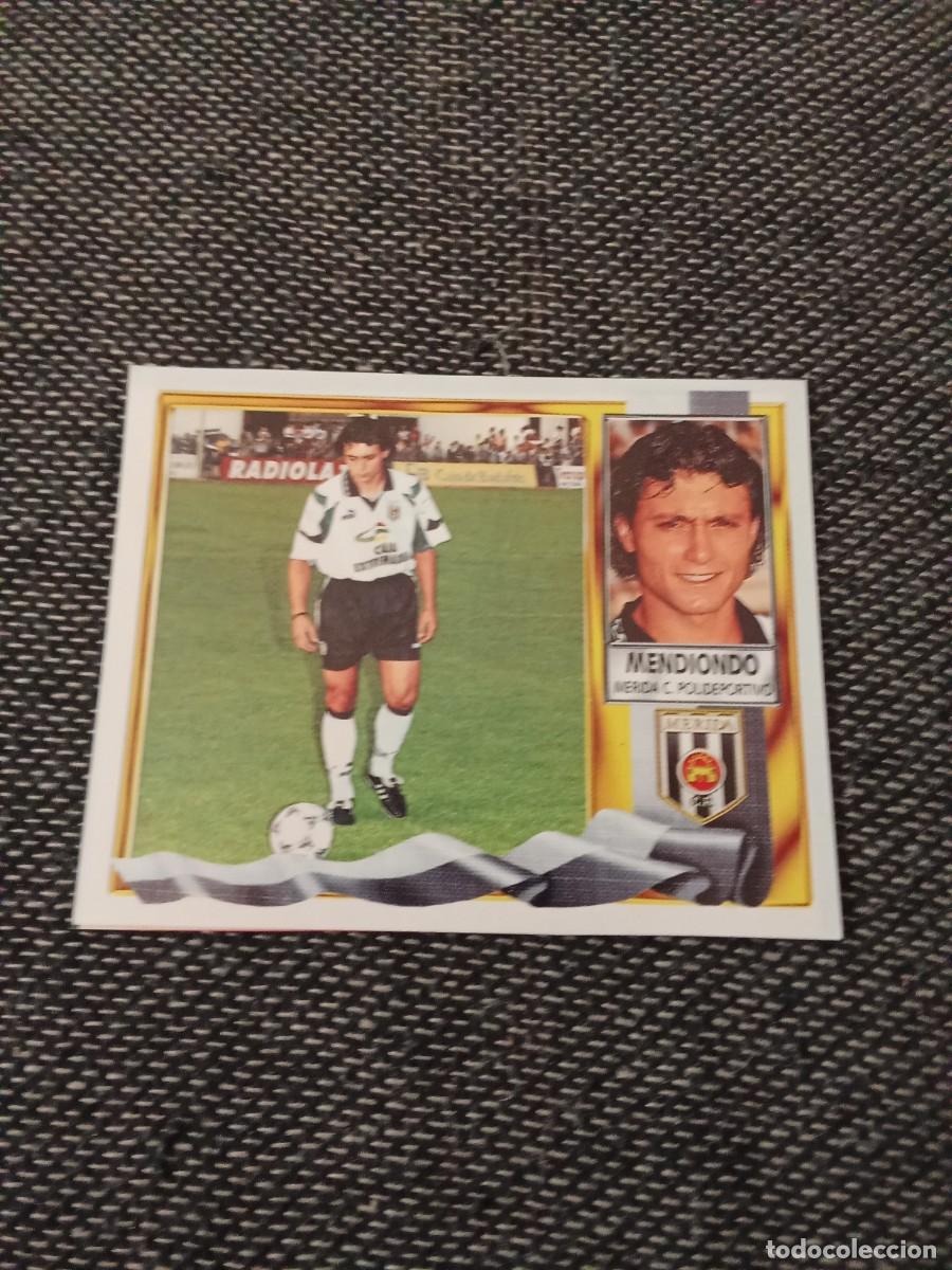 Cromos de F&uacute;tbol: &Uacute;ltimos fichajes 5 mendiondo M&eacute;rida liga este 95-96 recortado