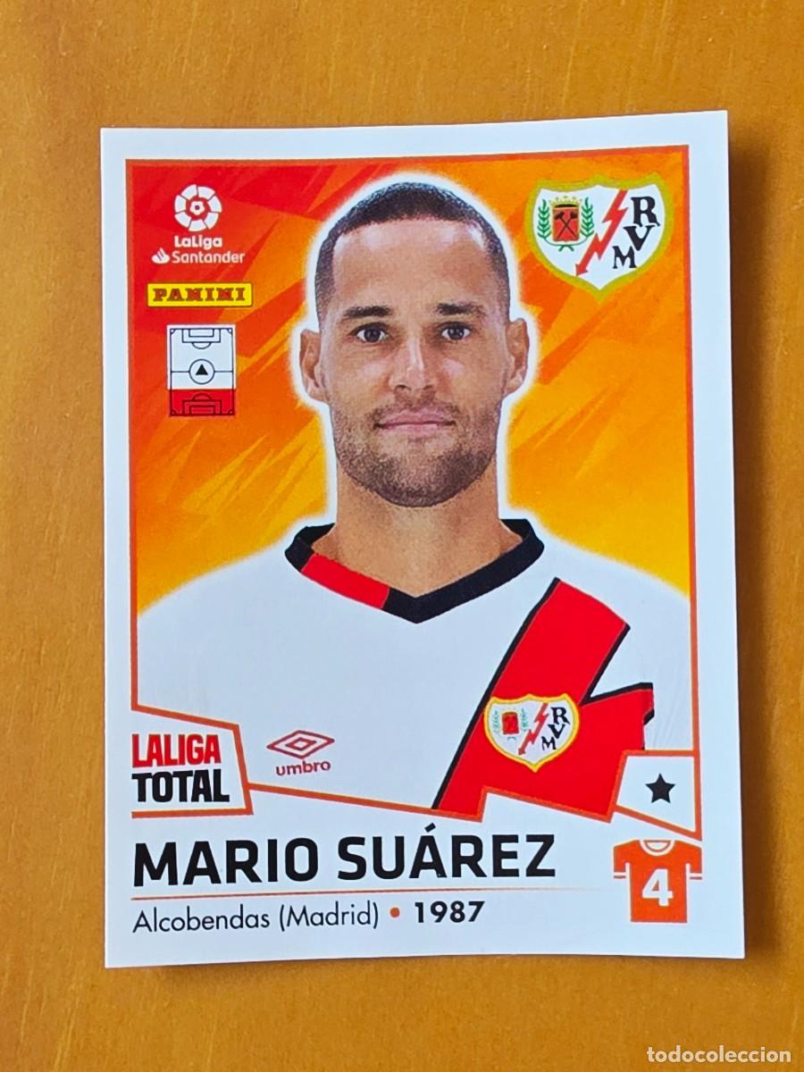 Cromos de F&uacute;tbol: 317 Mario Su&aacute;rez, Rayo Vallecano, Panini LaLiga Total 2022 2023 22 23, la liga