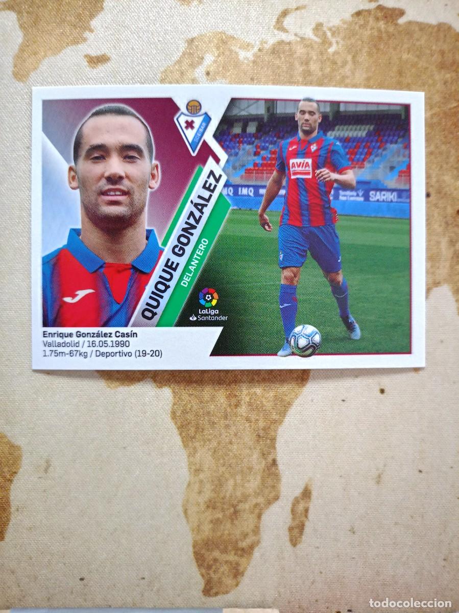 Cromos de F&uacute;tbol: Fichaje 21 QUIQUE GONZ&Aacute;LEZ Liga Este 2019-20