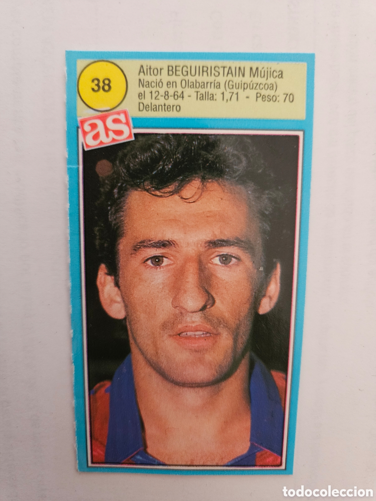 Cromos de F&uacute;tbol: BEGUIRISTAIN BARCELONA AS 1990 1991 CROMO FUTBOL LIGA 90 91 - SIN PEGAR - 38