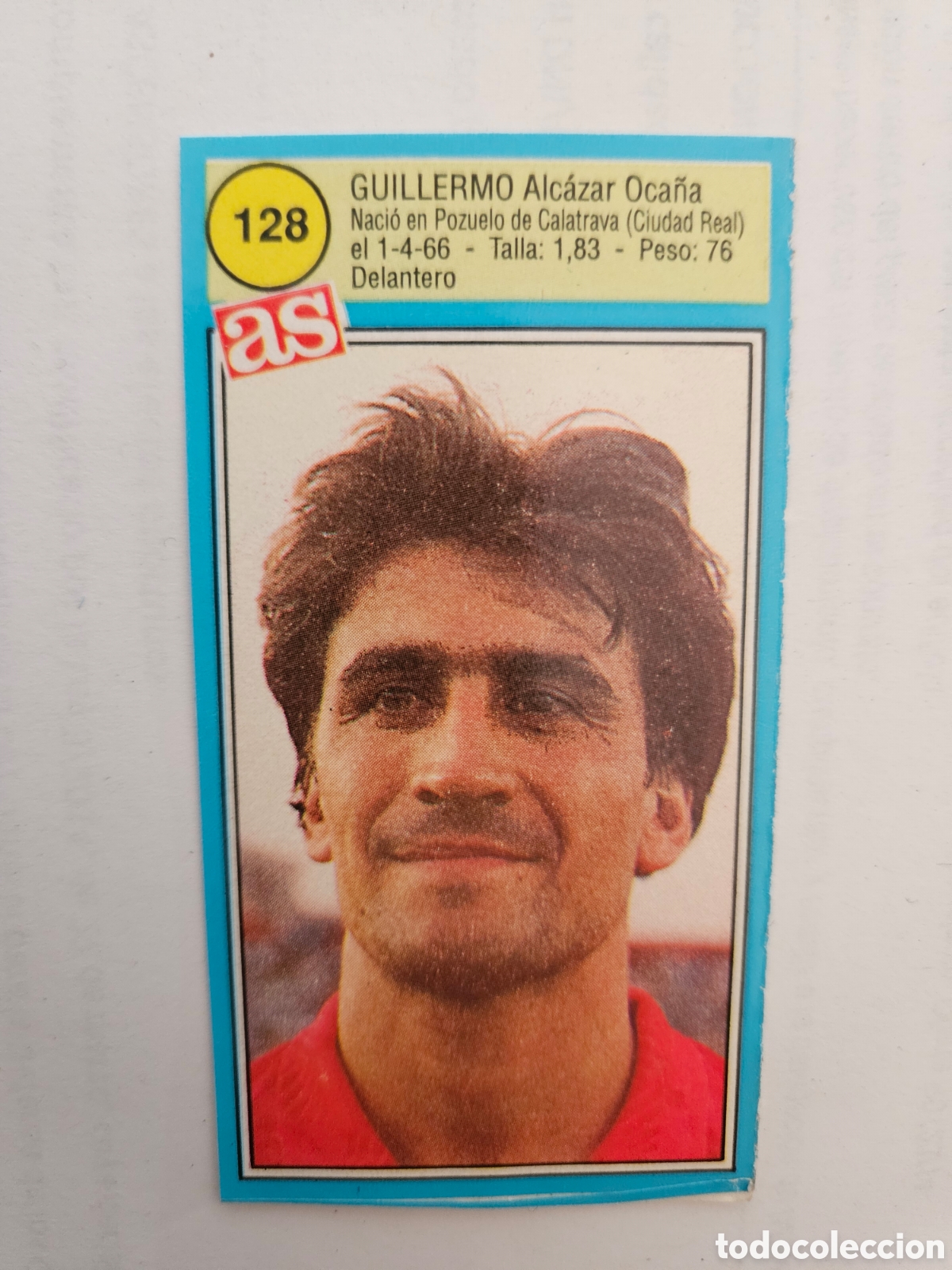 Cromos de F&uacute;tbol: GUILLERMO MALLORCA AS 1990 1991 CROMO FUTBOL LIGA 90 91 - SIN PEGAR - 128 B