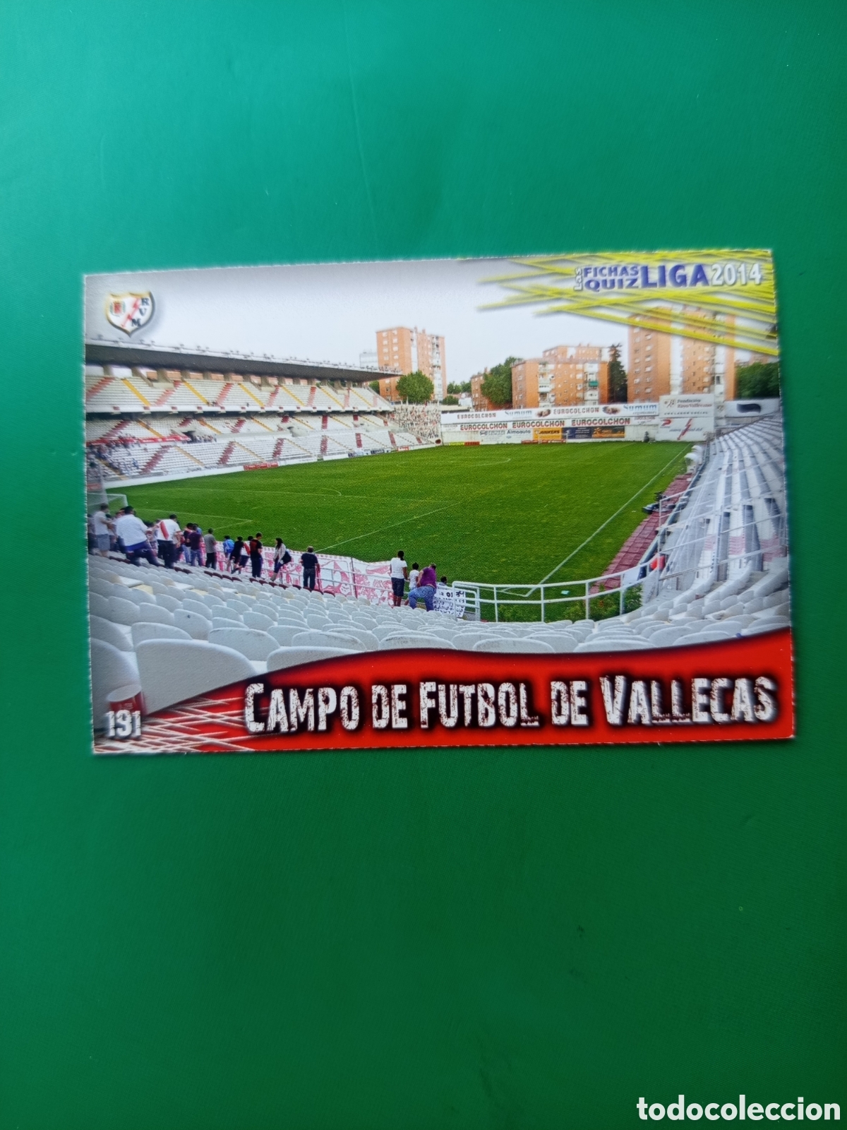 Football Stickers: ❇️ CROMO CARD ⚽ VALLECAS RAYO VALLECANO 191 FICHAS LIGA QUIZ GAME 2014 13 14 2013 2014 MUNDICROMO ❇️