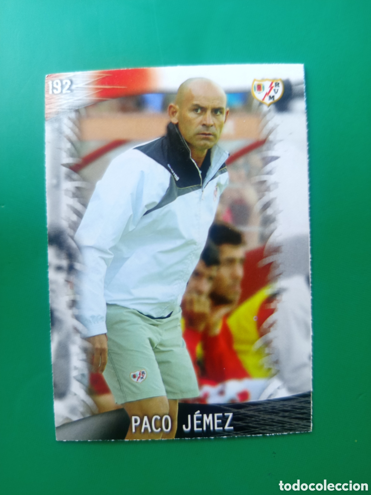 Football Stickers: ❇️ CROMO CARD ⚽ PACO JEMEZ RAYO VALLECANO 192 FICHAS LIGA QUIZ GAME 2014 13 14 2013 MUNDICROMO ❇️