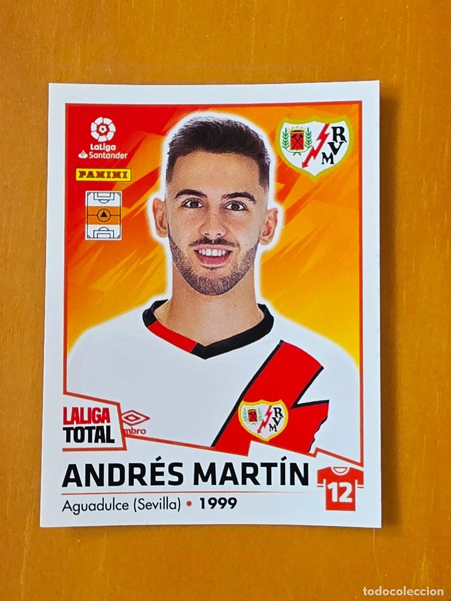Cromos de f&uacute;tbol: 325 Andr&eacute;s Mart&iacute;n, Rayo Vallecano, Panini LaLiga Total 2022 2023 22 23, la liga