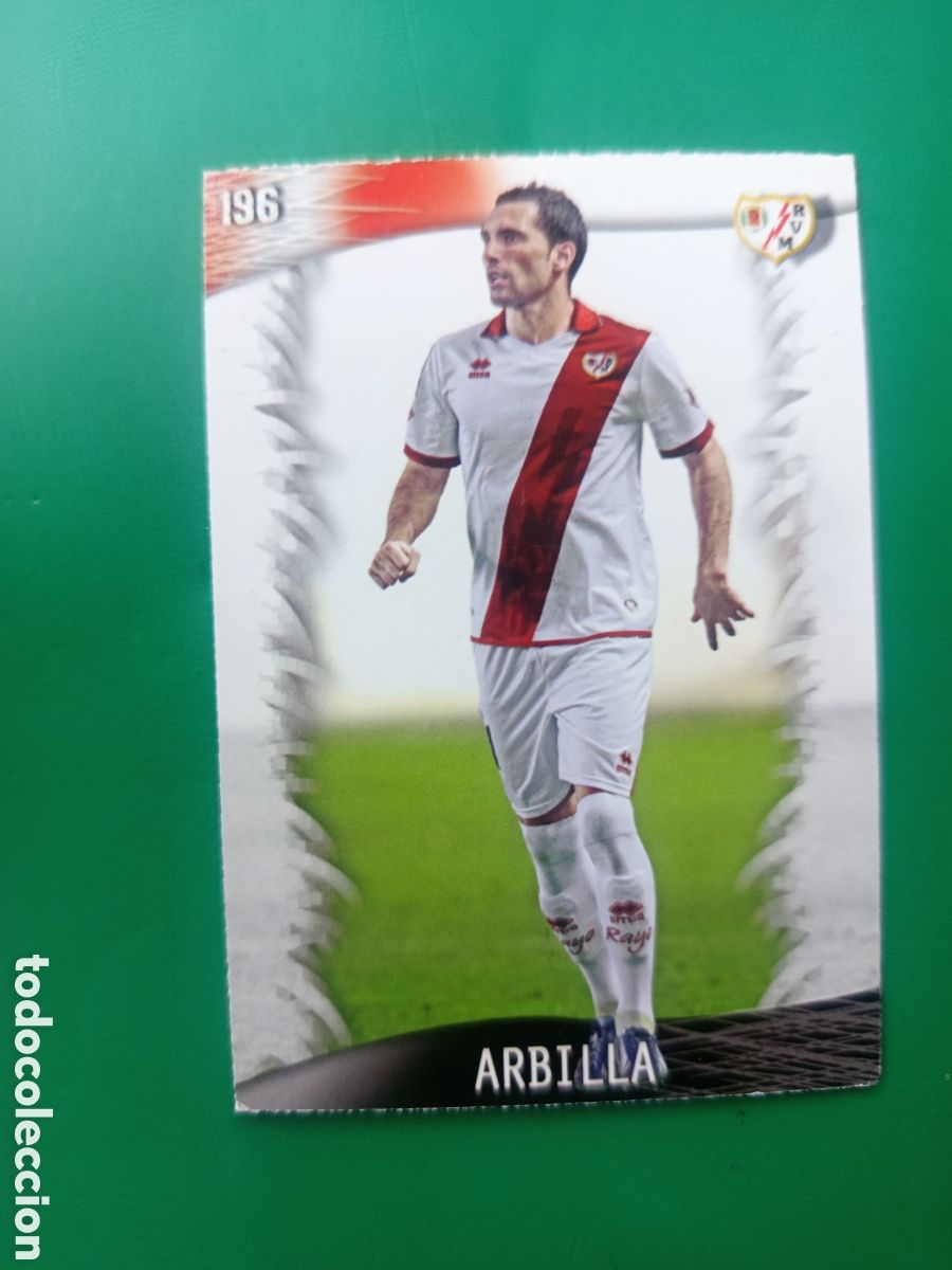 Cromos de Futebol: ❇️ CROMO CARD ⚽ ARBILLA RAYO VALLECANO 196 FICHAS LIGA QUIZ GAME 2014 13 14 2013 2014 MUNDICROMO ❇️