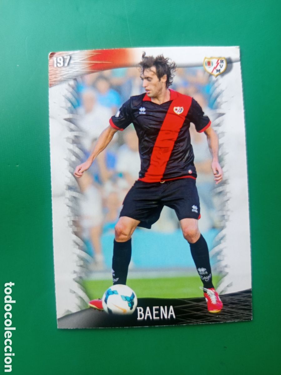Cromos de Futebol: ❇️ CROMO CARD ⚽ BAENA RAYO VALLECANO 197 FICHAS LIGA QUIZ GAME 2014 13 14 2013 2014 MUNDICROMO ❇️