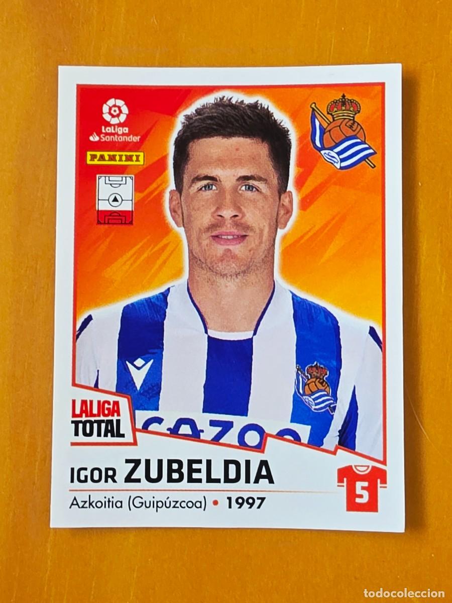 Cromos de F&uacute;tbol: 337 Igor Zubeldia, Real Sociedad, Panini LaLiga Total 2022 2023 22 23, la liga
