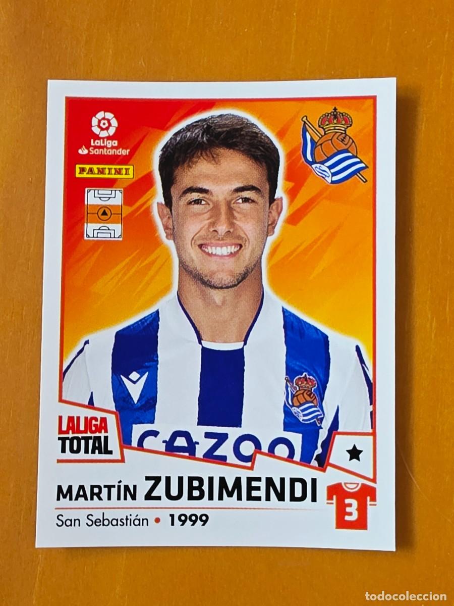 Cromos de F&uacute;tbol: 342 Mart&iacute;n Zubimendi, Real Sociedad, Panini LaLiga Total 2022 2023 22 23, la liga