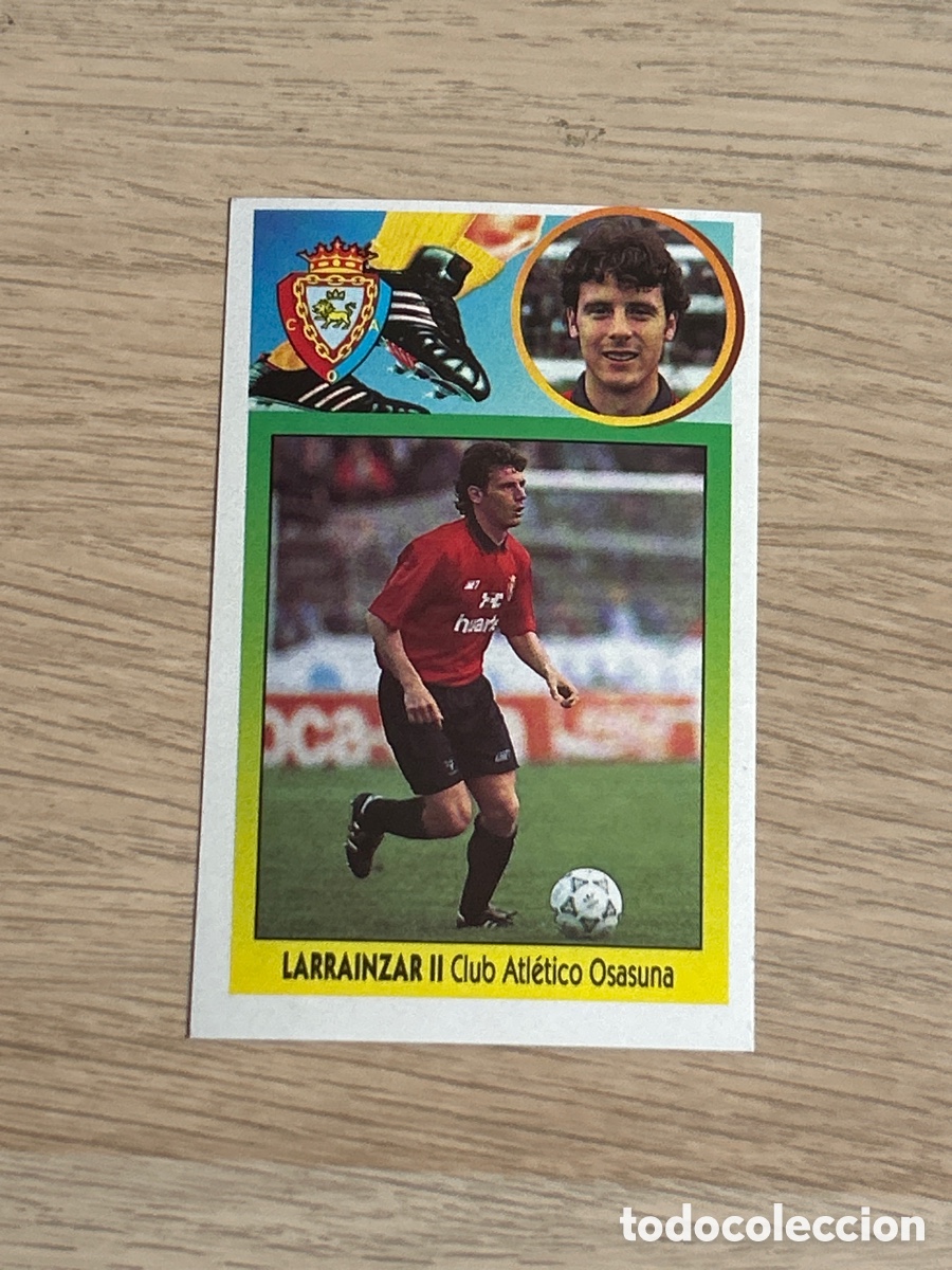 Cromos de F&uacute;tbol: LARRAINZAR II BAJA OSASUNA ADHESIVO LIGA ESTE 1993 1994 93 94 NUNCA PEGADO SIN PEGAR