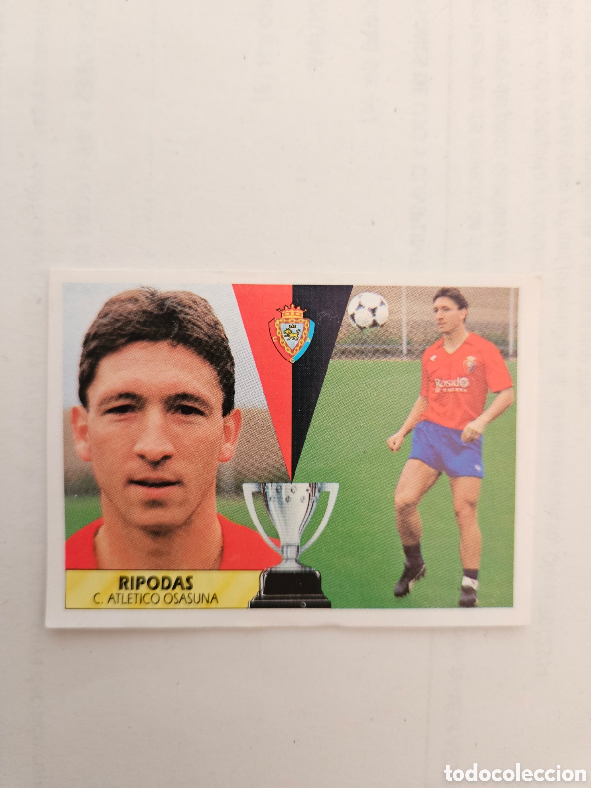 Cromos de F&uacute;tbol: RIPODAS C. A. OSASUNA LIGA ESTE 1987/88 87 88 NUNCA PEGADO SIN PEGAR
