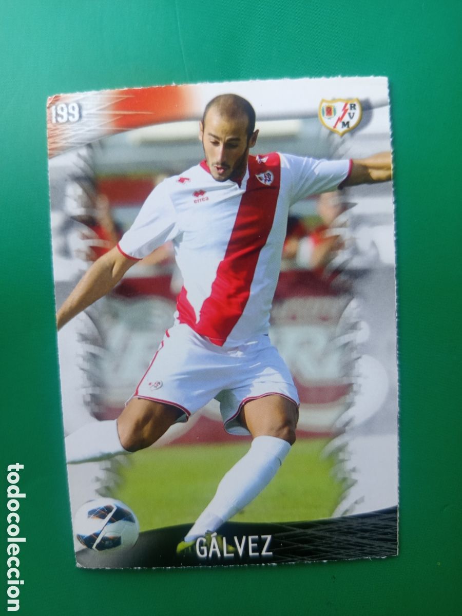 Cromos de F&uacute;tbol: ❇️ CROMO CARD ⚽ G&Aacute;LVEZ RAYO VALLECANO 199 FICHAS LIGA QUIZ GAME 2014 13 14 2013 2014 MUNDICROMO ❇️