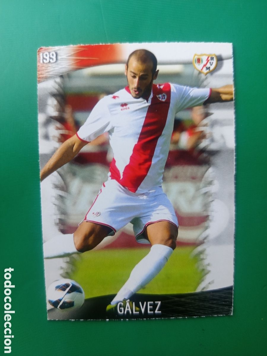 Cromos de F&uacute;tbol: ❇️ CROMO CARD ⚽ G&Aacute;LVEZ RAYO VALLECANO 199 FICHAS LIGA QUIZ GAME 2014 13 14 2013 2014 MUNDICROMO ❇️