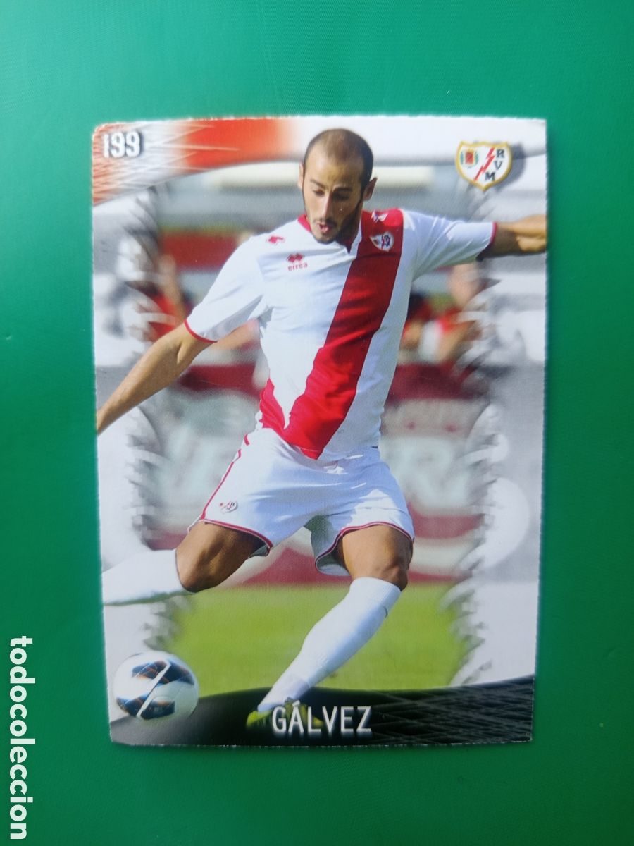 Cromos de F&uacute;tbol: ❇️ CROMO CARD ⚽ G&Aacute;LVEZ RAYO VALLECANO 199 FICHAS LIGA QUIZ GAME 2014 13 14 2013 2014 MUNDICROMO ❇️