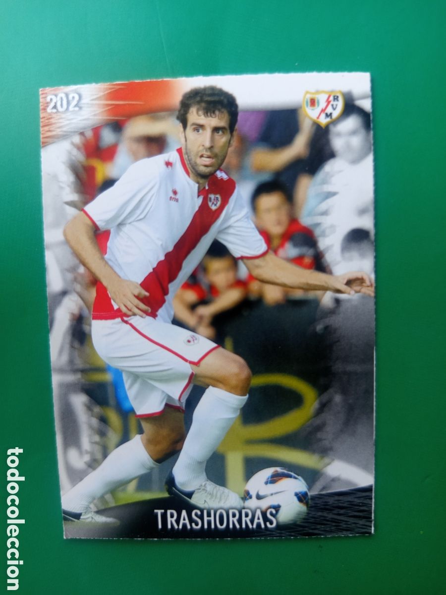 Cromos de F&uacute;tbol: ❇️ CROMO CARD ⚽ TRASHORRAS RAYO VALLECANO 202 FICHAS LIGA QUIZ GAME 2014 13 14 2013 MUNDICROMO ❇️