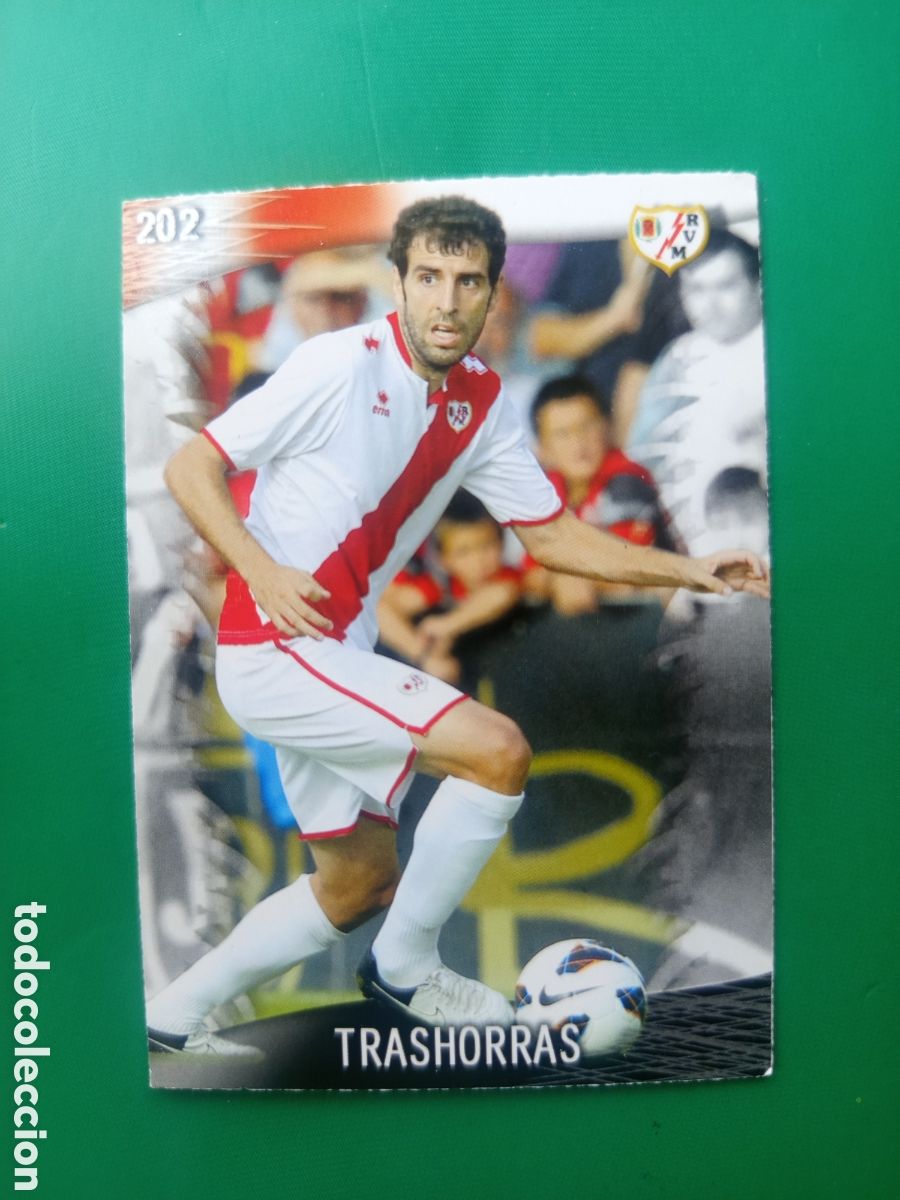 Cromos de F&uacute;tbol: ❇️ CROMO CARD ⚽ TRASHORRAS RAYO VALLECANO 202 FICHAS LIGA QUIZ GAME 2014 13 14 2013 MUNDICROMO ❇️