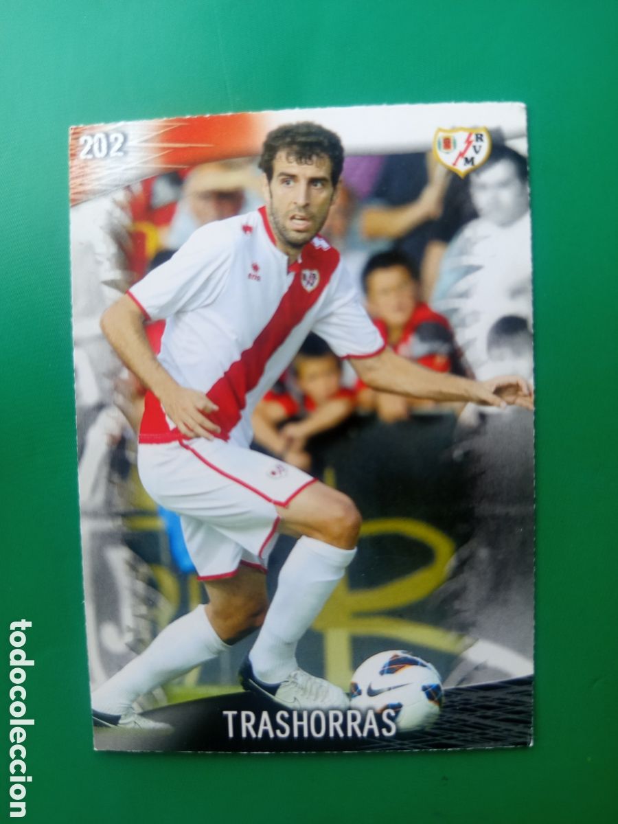 Cromos de F&uacute;tbol: ❇️ CROMO CARD ⚽ TRASHORRAS RAYO VALLECANO 202 FICHAS LIGA QUIZ GAME 2014 13 14 2013 MUNDICROMO ❇️