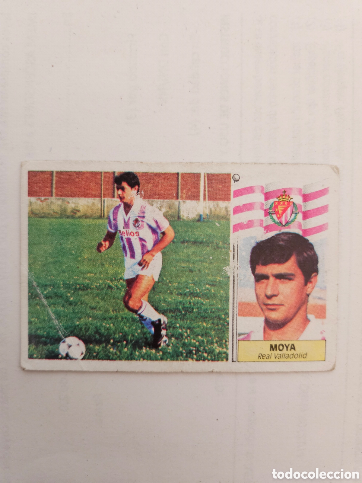 Cromos de F&uacute;tbol: MOYA (COLOCA) REAL VALLADOLID LIGA 86/87 ESTE. SIN PEGAR