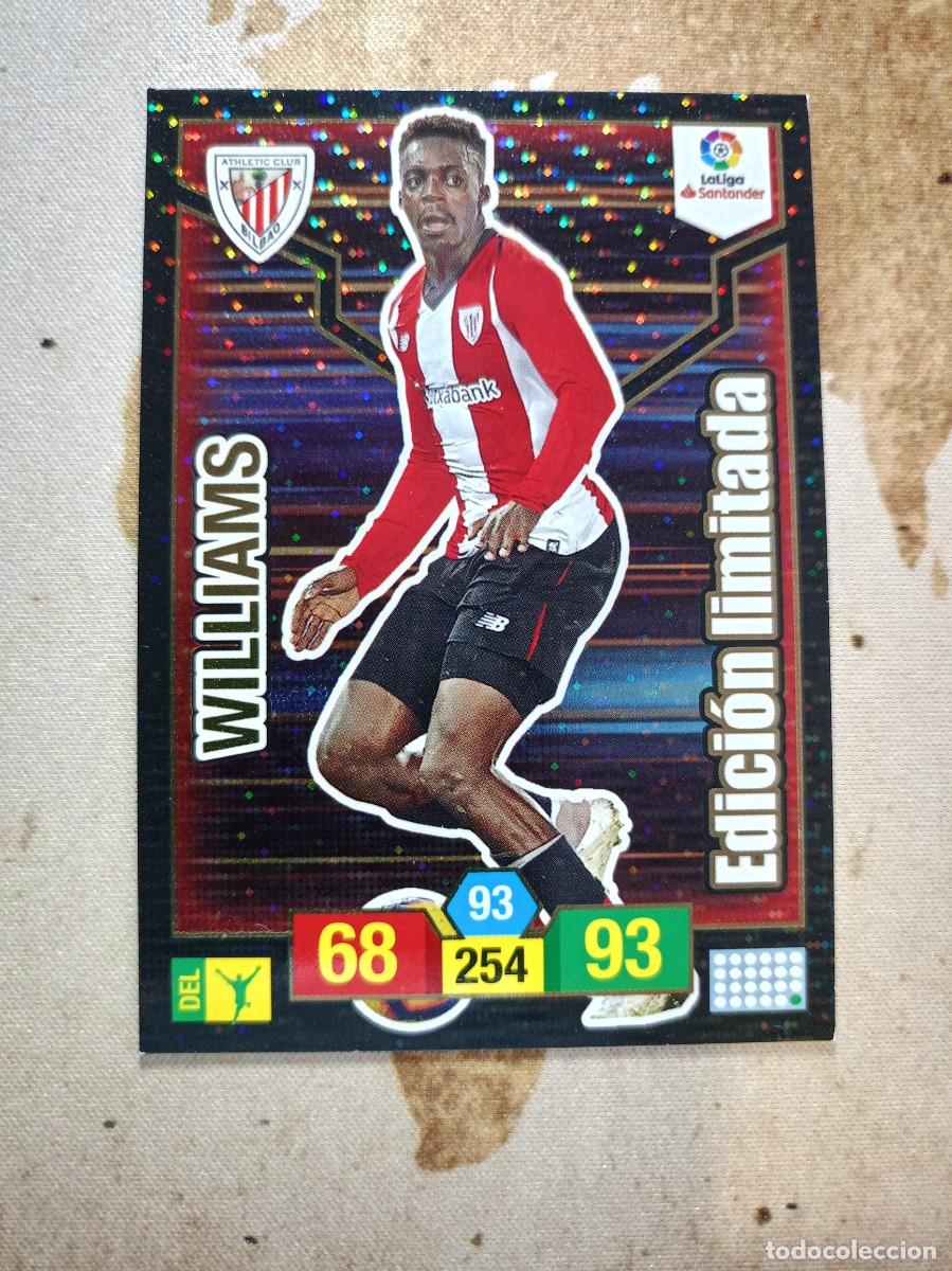 Cromos de f&uacute;tbol: Edici&oacute;n Limitada WILLIAMS Adrenalyn 2018-19