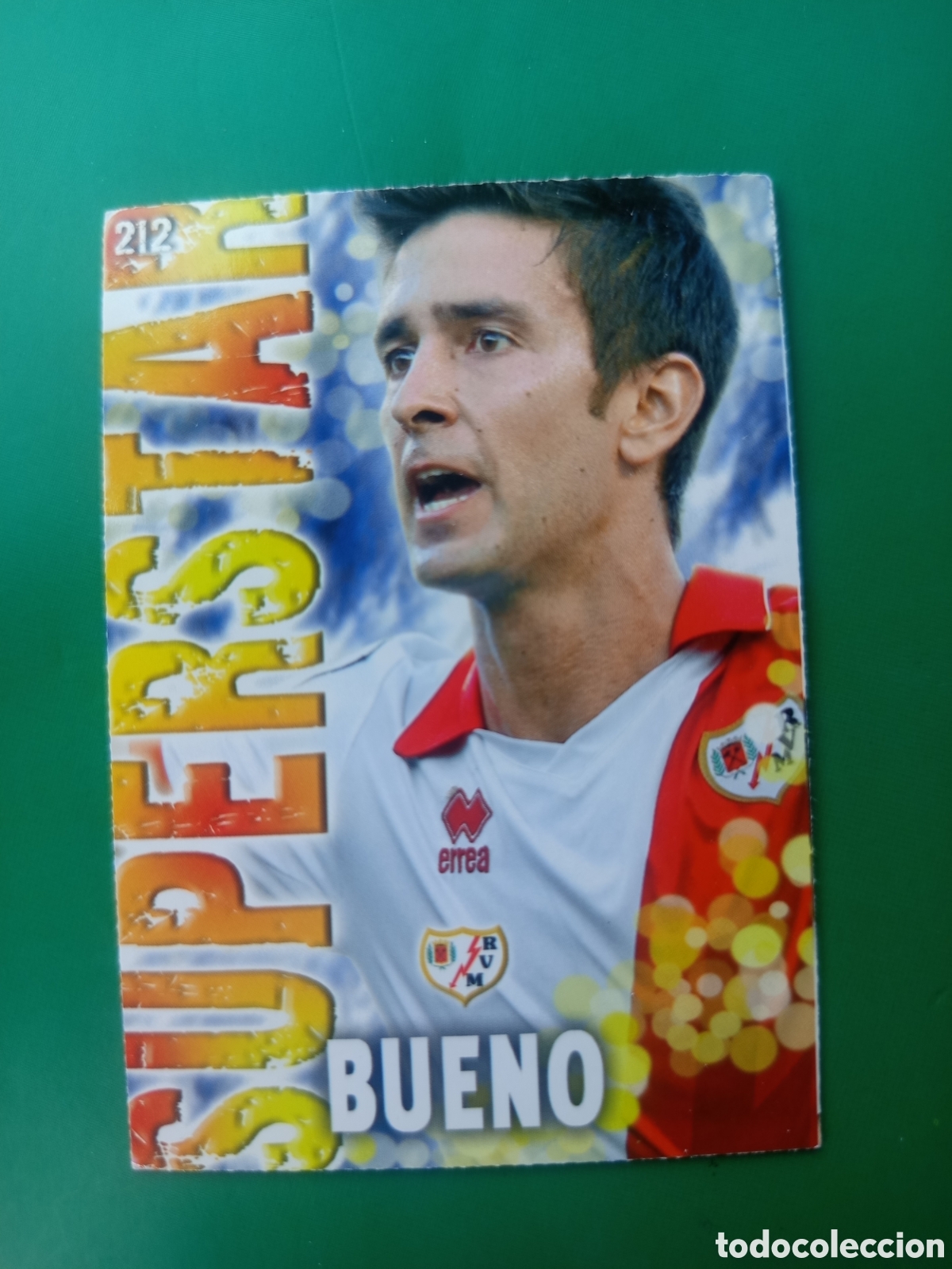 Figurine di Calcio: ❇️ CROMO CARD ⚽ BUENO RAYO VALLECANO 212 SUPERSTAR FICHAS LIGA QUIZ 2014 13 14 2013 MUNDICROMO ❇️