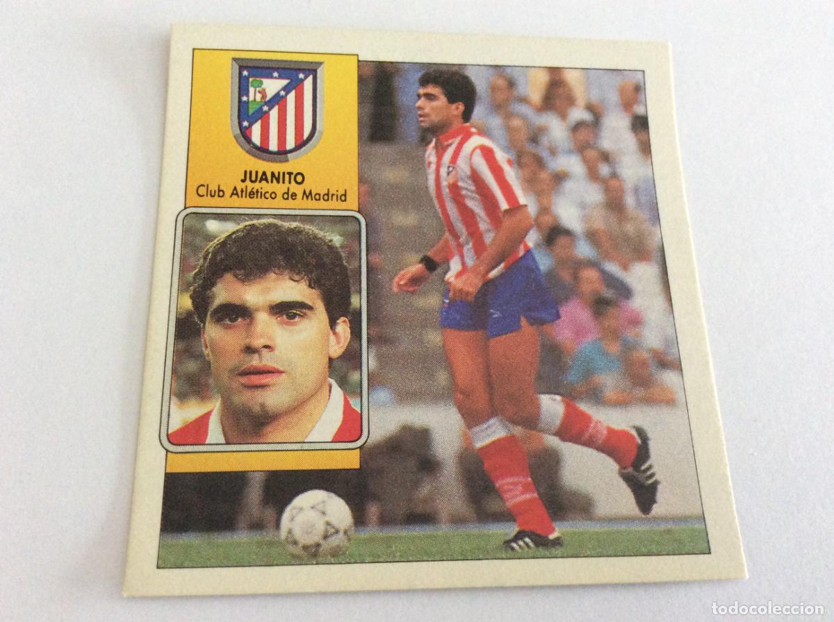 Fu&szlig;ball-Sticker: Juanito Atl&eacute;tico Madrid Este 92 93 1992 1993