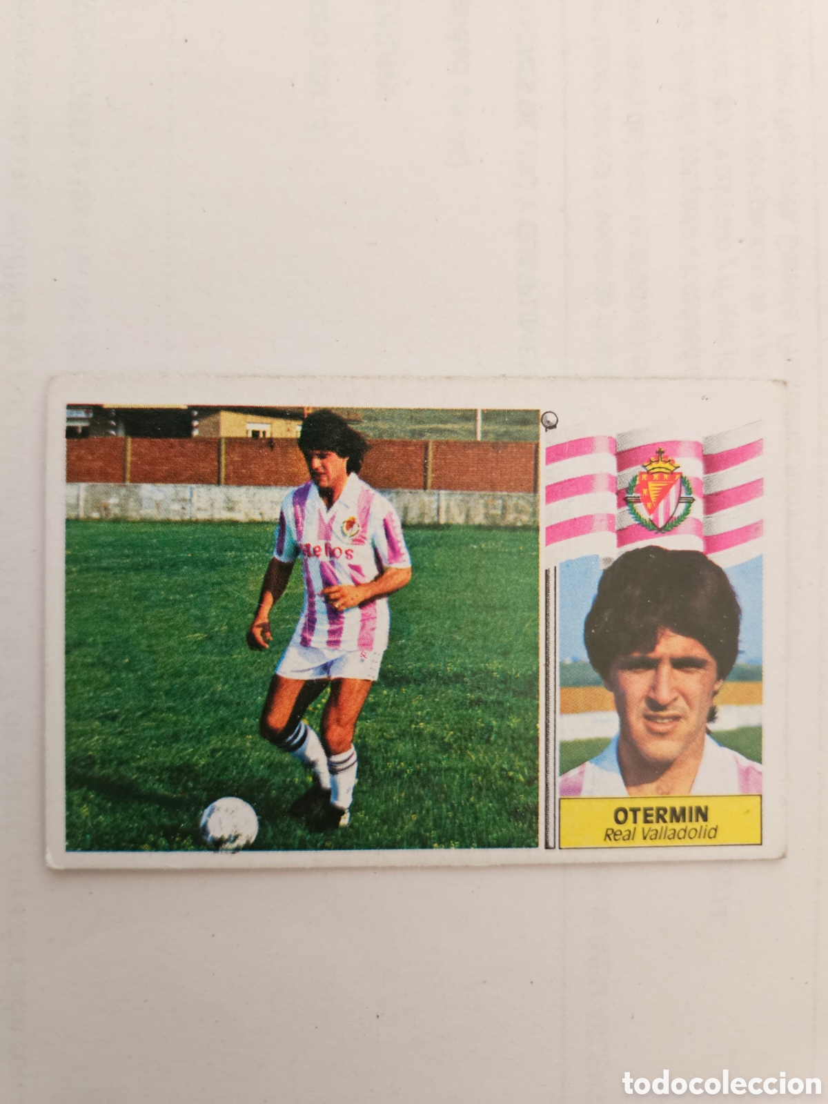 Fu&szlig;ball-Sticker: OTERMIN VALLADOLID FICHAJE 9 BIS LIGA ESTE 1986/87 86 87 NUNCA PEGADO SIN PEGAR