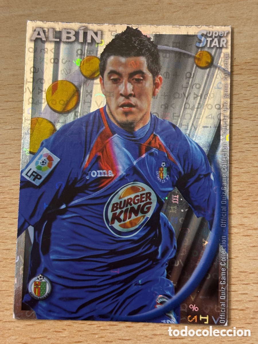 Fu&szlig;ball-Sticker: # 162 Alb&iacute;n Getafe CF Superstar Mundicromo 2011 fondo letras