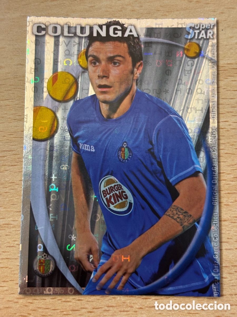 Fu&szlig;ball-Sticker: # 161 Colunga Getafe CF Superstar Mundicromo 2011 fondo letras