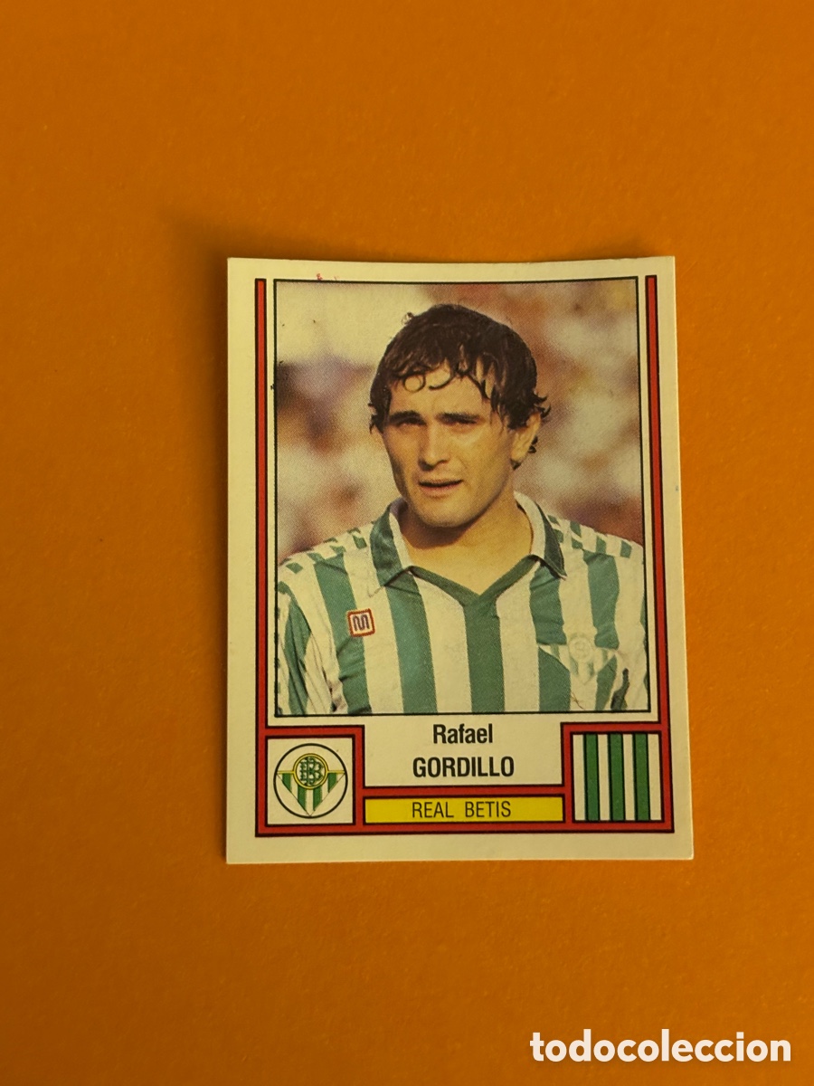 Cromos de f&uacute;tbol: F&Uacute;TBOL CROMO N&ordm; 61 GORDILLO REAL BETIS LIGA 1982 1983 82-83 PANRICO PANINI SIN PEGAR