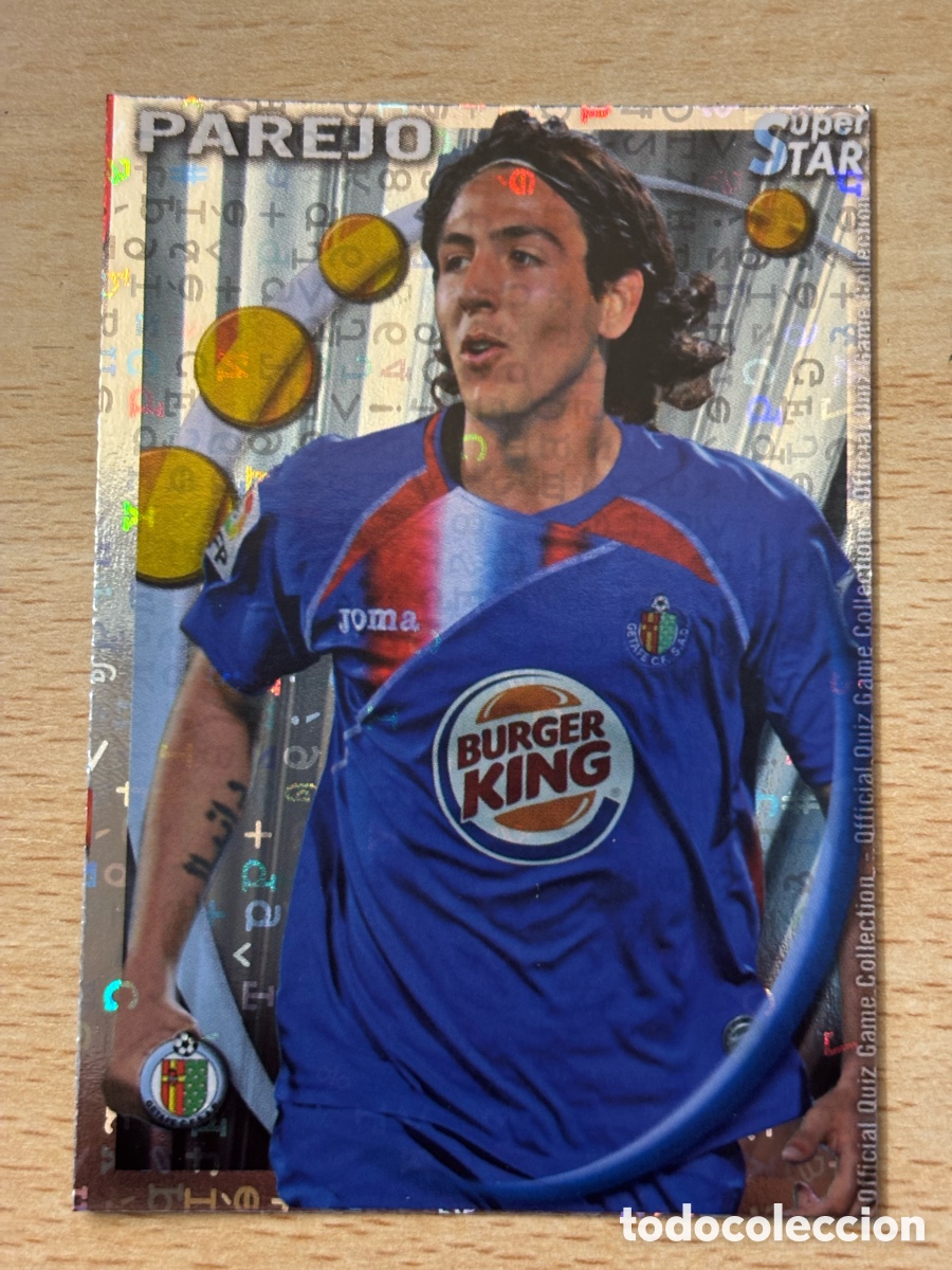 Cartes &agrave; collectionner de Football: # 159 Parejo Getafe CF Superstar Mundicromo 2011 fondo letras