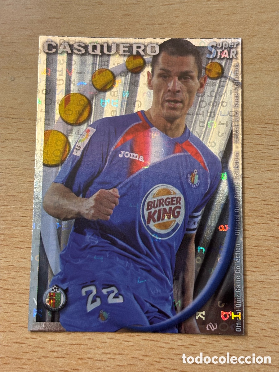 Cartes &agrave; collectionner de Football: # 158 Casquero Getafe CF Superstar Mundicromo 2011 fondo letras