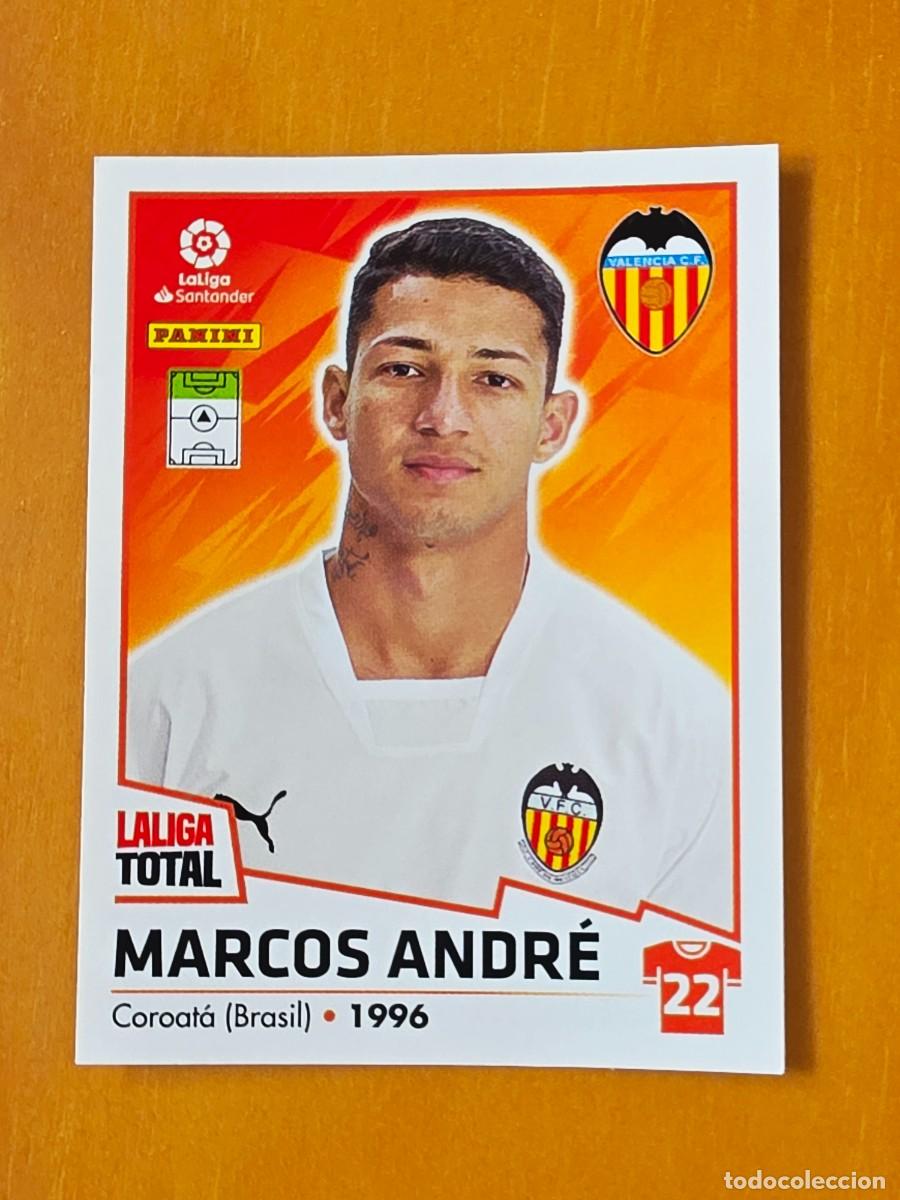 Cromos de Futebol: 397 Marcos Andr&eacute;, Valencia CF, Panini LaLiga Total 2022 2023 22 23, la liga