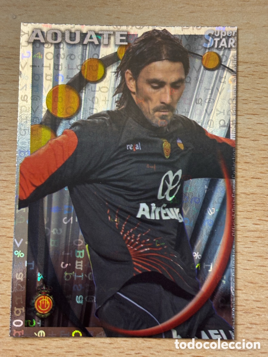 Cromos de Futebol: # 131 Aouate RCD Mallorca Superstar Mundicromo 2011 fondo letras