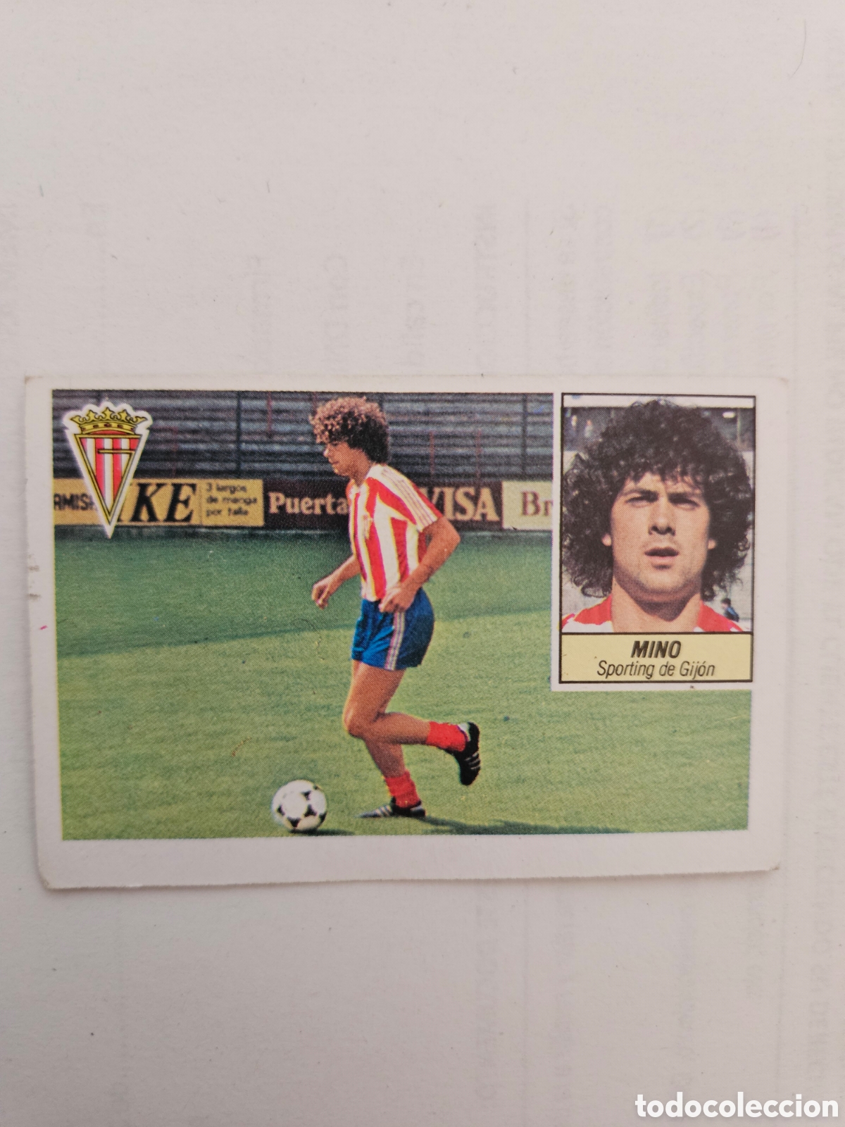 Cromos de Futebol: Fichaje 15 Mino (Sporting Gij&oacute;n) liga 84-85 ESTE. Nunca pegado