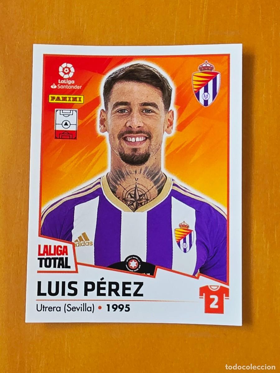 Fu&szlig;ball-Sticker: 402 Luis P&eacute;rez, Real Valladolid, Panini LaLiga Total 2022 2023 22 23, la liga