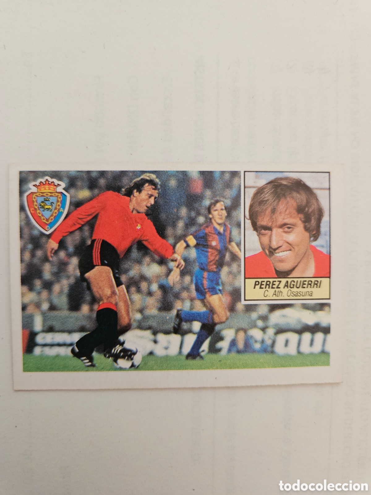 Cromos de Futebol: CROMO DE F&Uacute;TBOL LIGA ESTE PEREZ AGUERRI FICHAJE 22 OSASUNA LEER SIN PEGAR 84 85 1984 1985