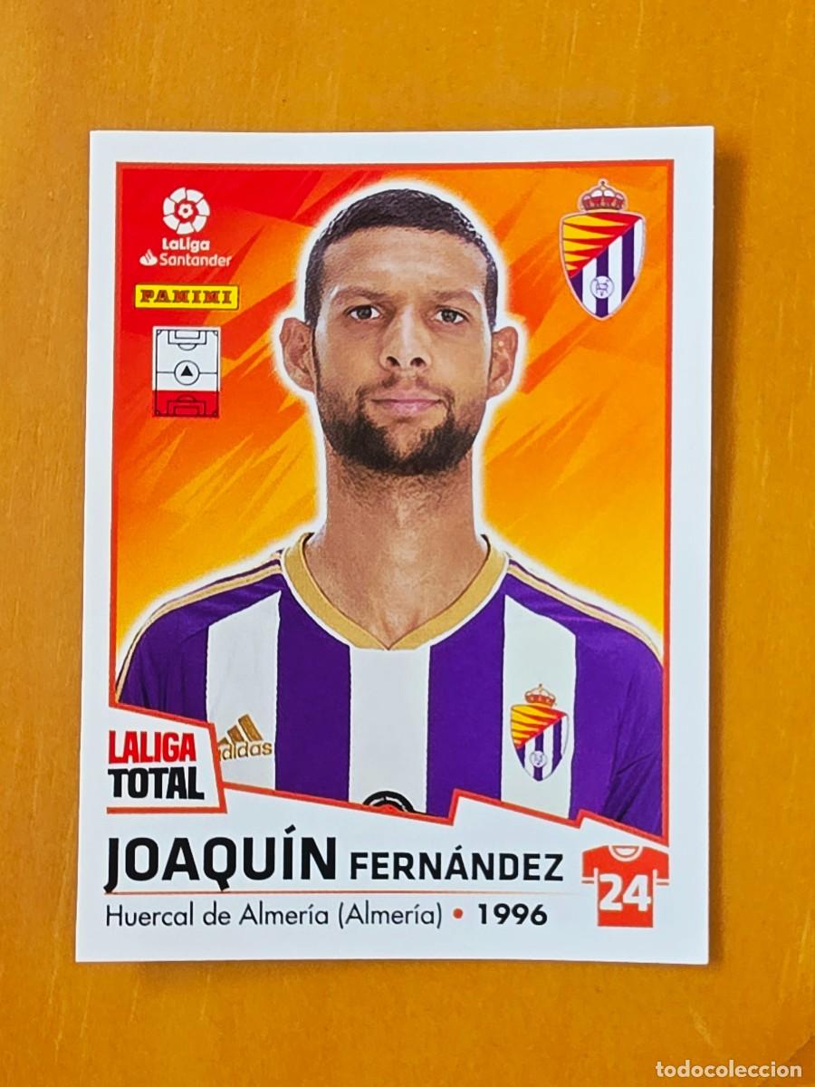 Cromos de Futebol: 404 Joaqu&iacute;n Fern&aacute;ndez, Real Valladolid, Panini LaLiga Total 2022 2023 22 23, la liga