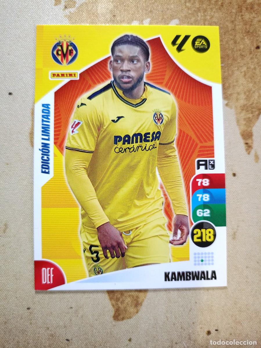 Cromos de Futebol: Edici&oacute;n Limitada KAMBWALA Adrenalyn 2024-25