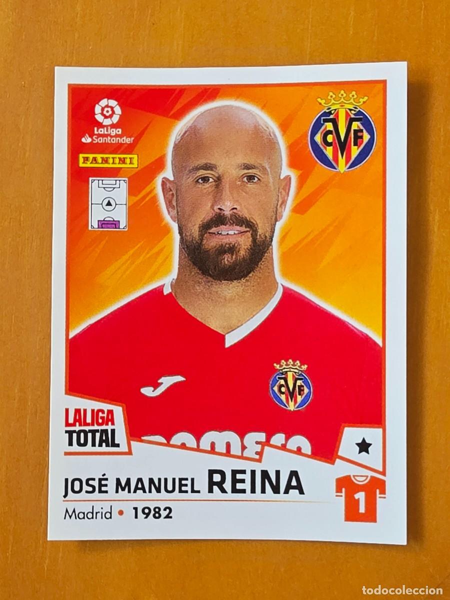 Cromos de Futebol: 421 Pepe Reina, Villarreal CF, Panini LaLiga Total 2022 2023 22 23, la liga