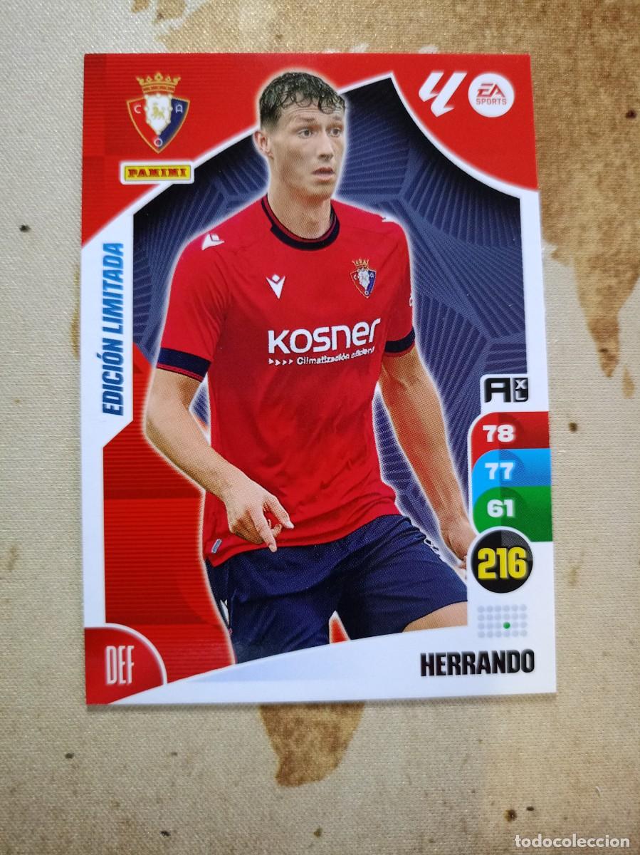Cromos de Futebol: Edici&oacute;n Limitada HERRANDO Adrenalyn 2024-25
