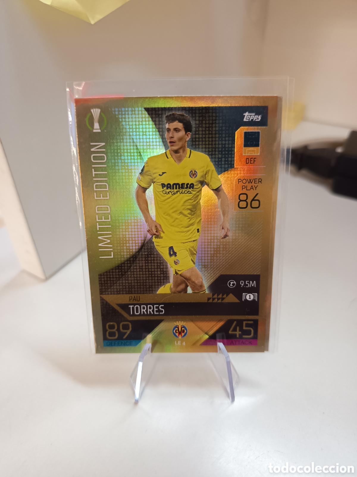 Figurine di Calcio: TOPPS MATCH ATTAX 2022 2023 UEFA 22 23 LIMITED EDITION LE 4 PAU TORRES