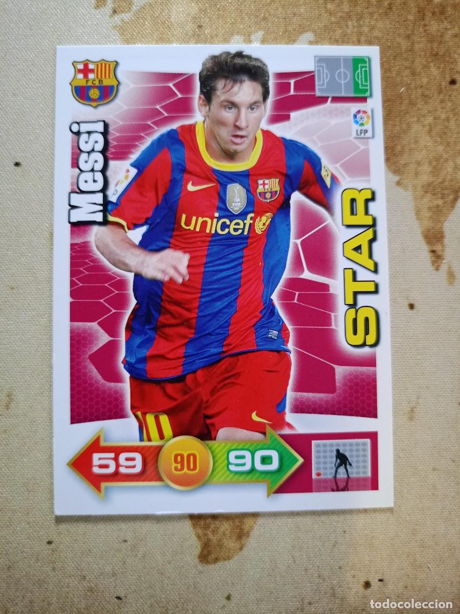 Figurine di Calcio: Barcelona MESSI Star Adrenalyn 2010-11