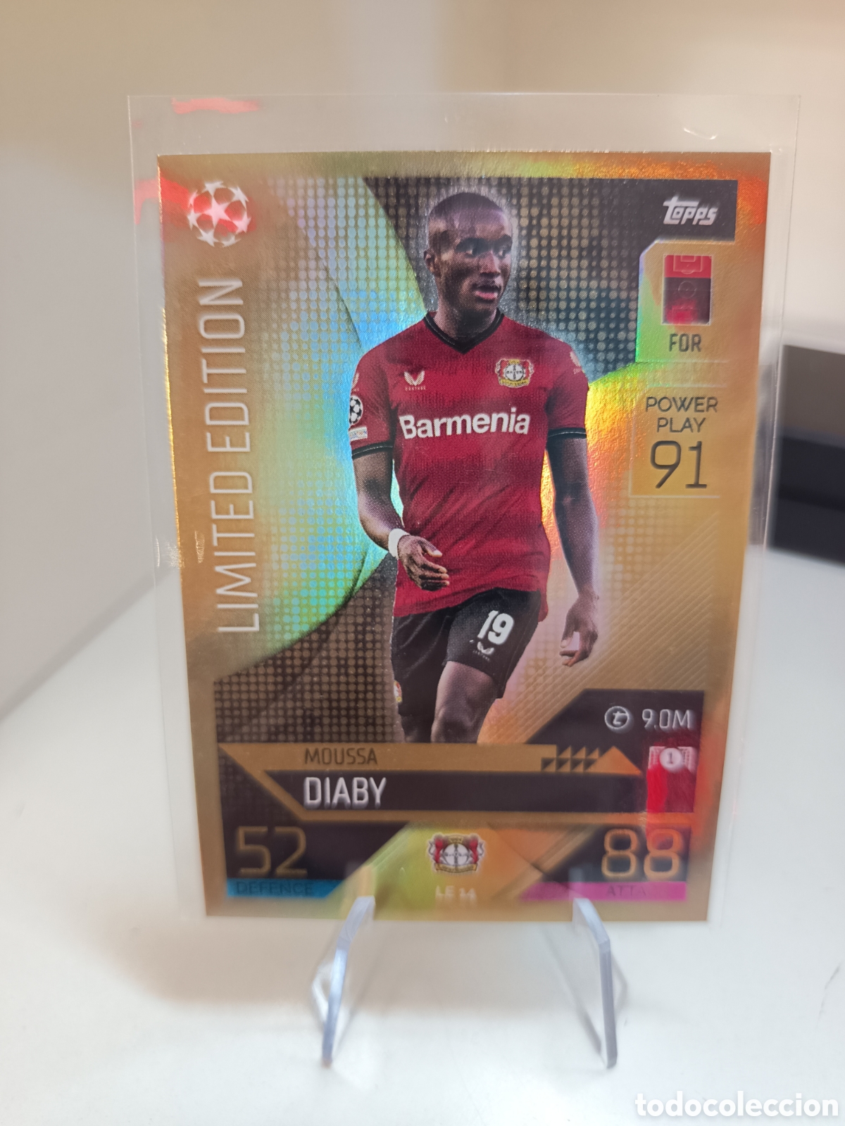 Figurine di Calcio: TOPPS MATCH ATTAX 2022 2023 UEFA 22 23 LIMITED EDITION LE 14 MOUSSA DIABY